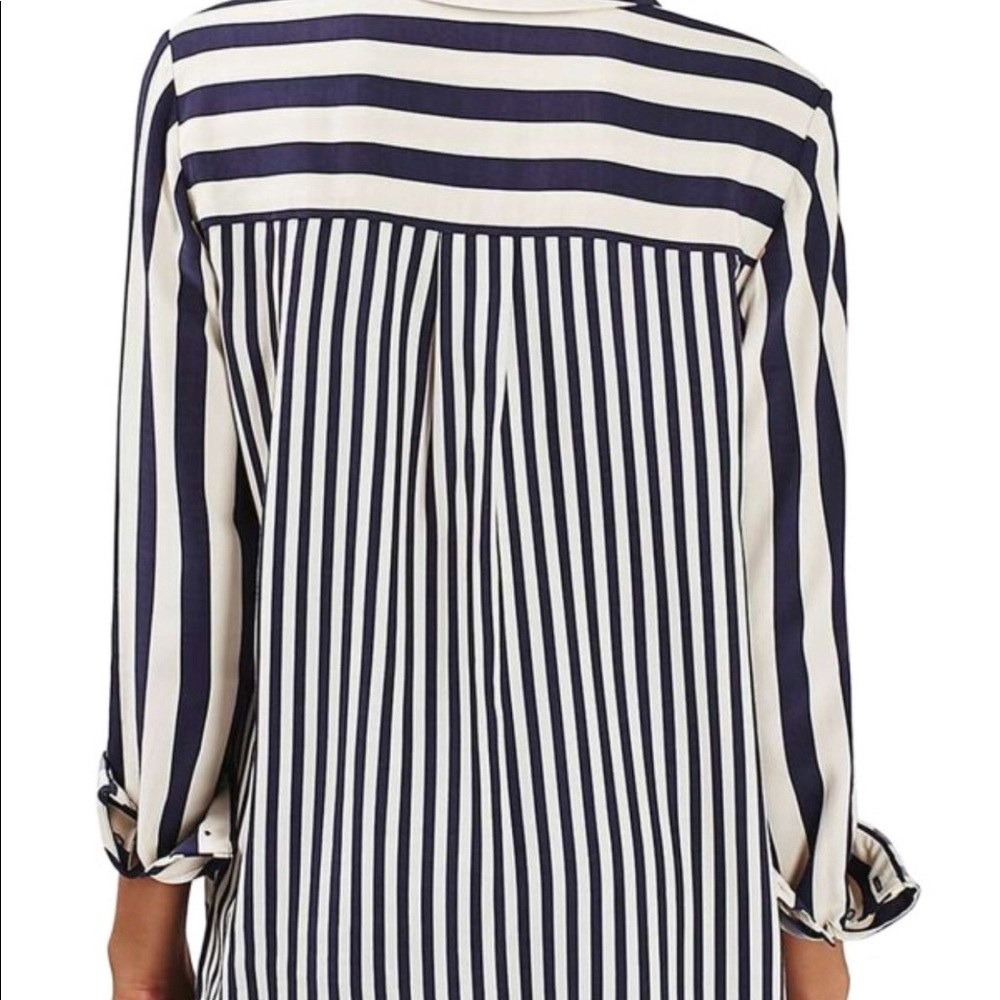 TopShop Striped Button Down - Picture 5 of 6